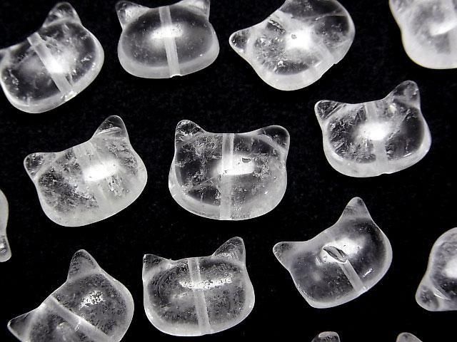 [Video] Crystal AA Cat Motif 10x13mm [Vertical Hole] 2pcs