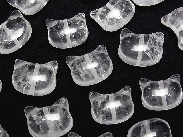 [Video] Crystal AA Cat Motif 10x13mm [Drilled Hole] 2pcs