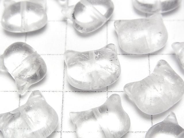 [Video] Crystal AA Cat Motif 10x13mm [Vertical Hole] 2pcs