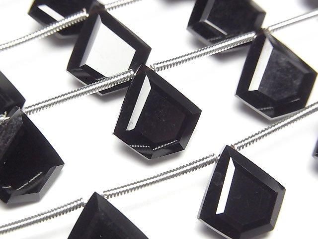 [Video] Onyx AAA Pentagon Faceted 12x12mm half or 1 strand (6pcs)