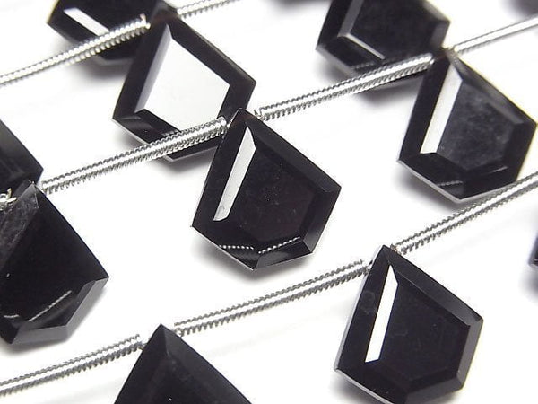 [Video] Onyx AAA Pentagon Faceted 12x12mm half or 1strand beads (aprx.4inch/10cm)