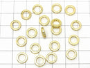 Metal parts Rondelle 8x8x2mm Gold color (with CZ) 2pcs