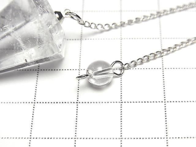 [Video] Crystal AA++ Pendulum 36x19x19mm with Chain (1pc)