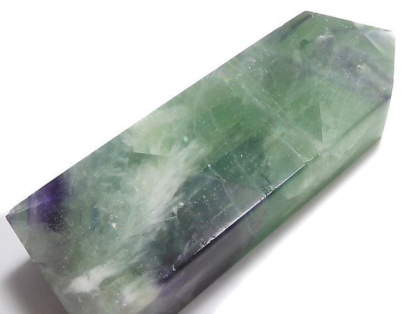 [Video][One of a kind] Angel Feather Fluorite Point (square pillar) 1pc NO.22