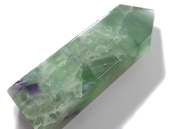 [Video][One of a kind] Angel Feather Fluorite Point (square pillar) 1pc NO.28