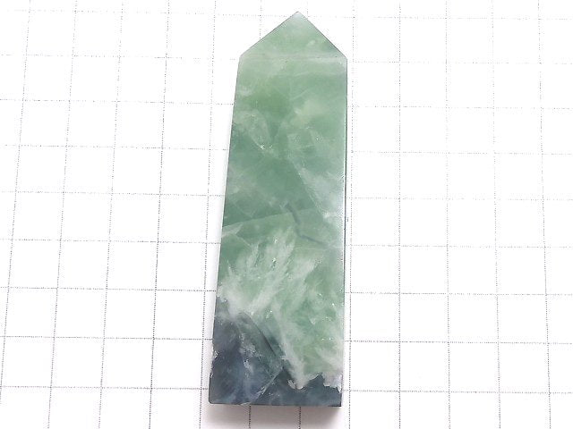 [Video][One of a kind] Angel Feather Fluorite Point (square pillar) 1pc NO.29