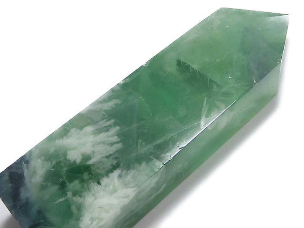 [Video][One of a kind] Angel Feather Fluorite Point (square pillar) 1pc NO.31