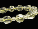 [Video][One of a kind] Libyan Desert Glass Faceted Nugget & Round Bracelet NO.1