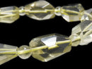 [Video][One of a kind] Libyan Desert Glass Faceted Nugget & Round Bracelet NO.9