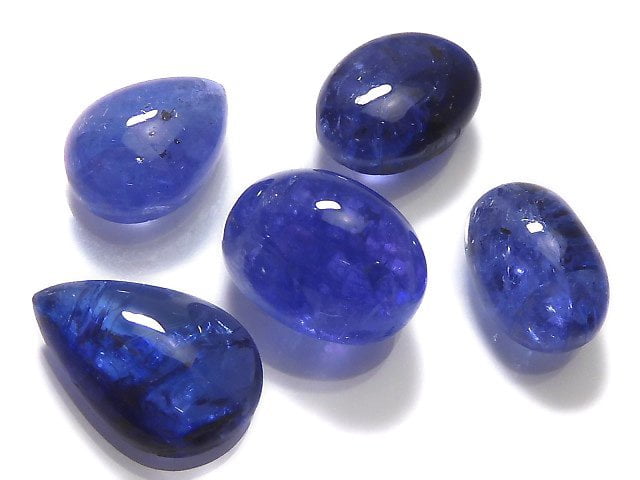 [Video][One of a kind] High Quality Tanzanite AAA- Loose stone 5pcs set NO.223