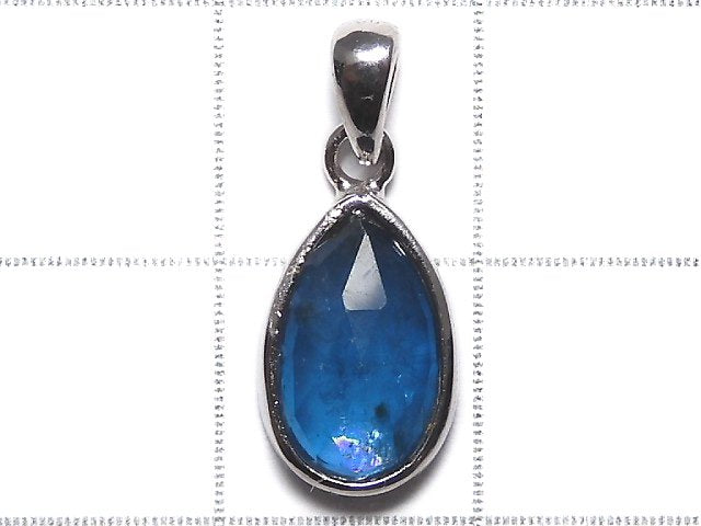 [Video][One of a kind] Indigo Blue Kyanite AA++ Pendant Silver925 NO.116