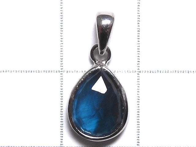 [Video][One of a kind] Indigo Blue Kyanite AA++ Pendant Silver925 NO.124