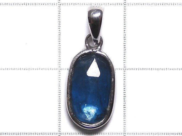 [Video][One of a kind] Indigo Blue Kyanite AA++ Pendant Silver925 NO.126