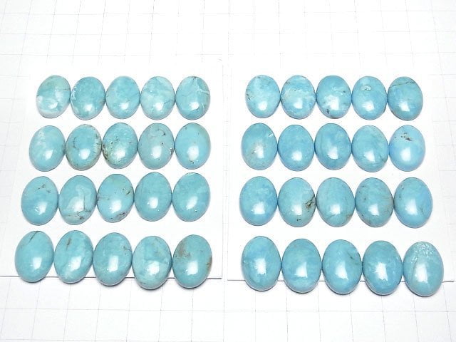 [Video]Turquoise AA++ Oval Cabochon 18x13mm 1pc