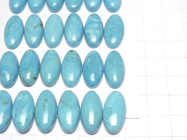 [Video]Turquoise AAA- Oval Cabochon 20x10mm 1pc