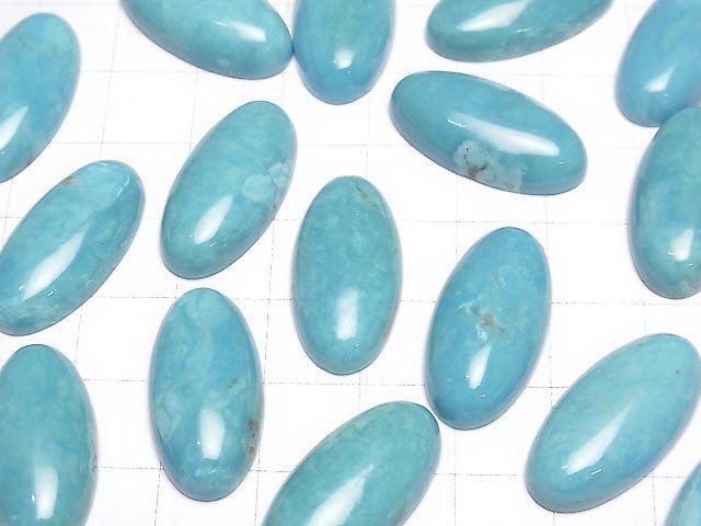 [Video]Turquoise AAA- Oval Cabochon 24x12mm 1pc