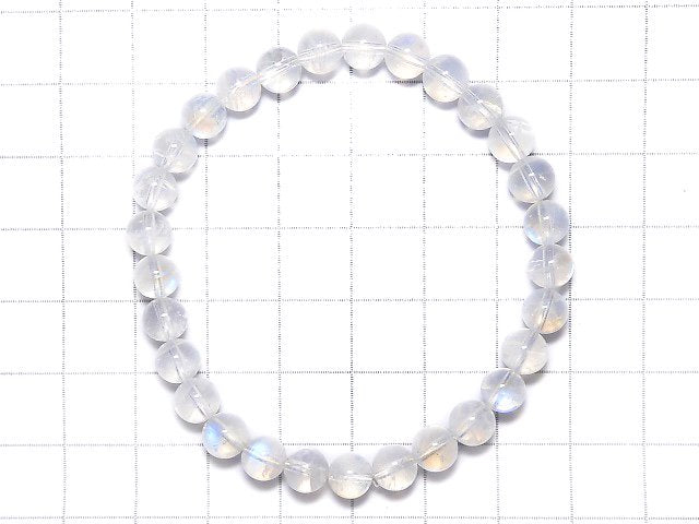 [Video][One of a kind] High Quality Andesine Labradorite AAA Round 6mm Bracelet NO.11