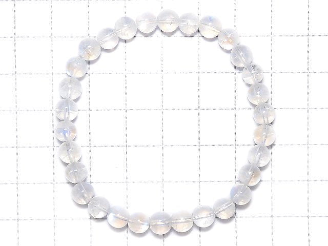 [Video][One of a kind] High Quality Andesine Labradorite AAA Round 6mm Bracelet NO.13