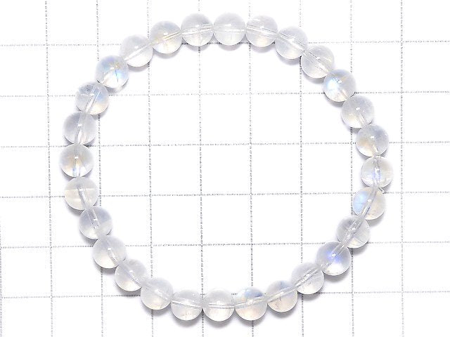 [Video][One of a kind] High Quality Andesine Labradorite AAA Round 6.5mm Bracelet NO.15