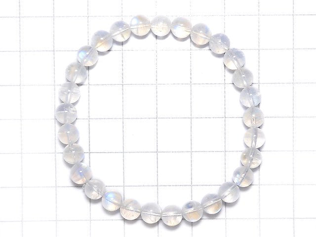 [Video][One of a kind] High Quality Andesine Labradorite AAA Round 6mm Bracelet NO.18