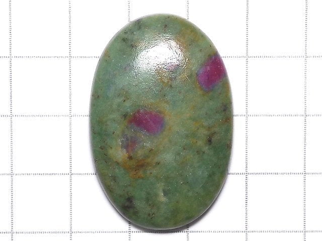 [Video][One of a kind] Ruby in Fuchsite AAA Cabochon 1pc NO.121