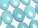 [Video]Turquoise AAA- Oval Cabochon 25x18mm 1pc