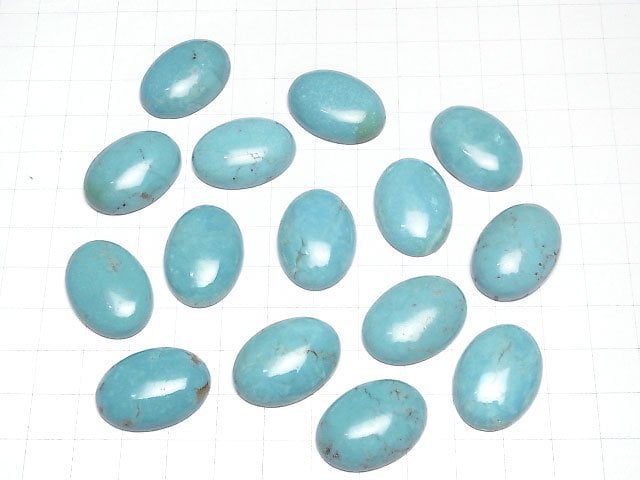 [Video]Turquoise AAA- Oval Cabochon 25x18mm 1pc
