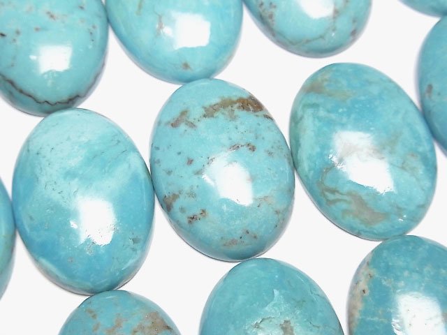 [Video]Turquoise AA++ Oval Cabochon 25x18mm 1pc