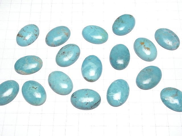 [Video]Turquoise AA++ Oval Cabochon 25x18mm 1pc