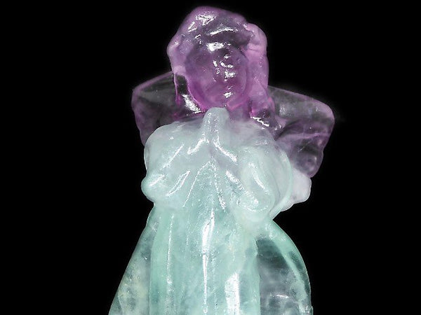 [Video][One of a kind] Multicolor Fluorite Angel NO.2