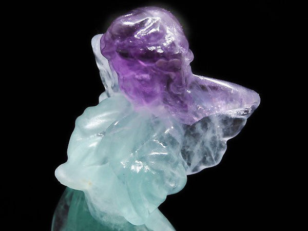 [Video][One of a kind] Multicolor Fluorite Angel NO.6