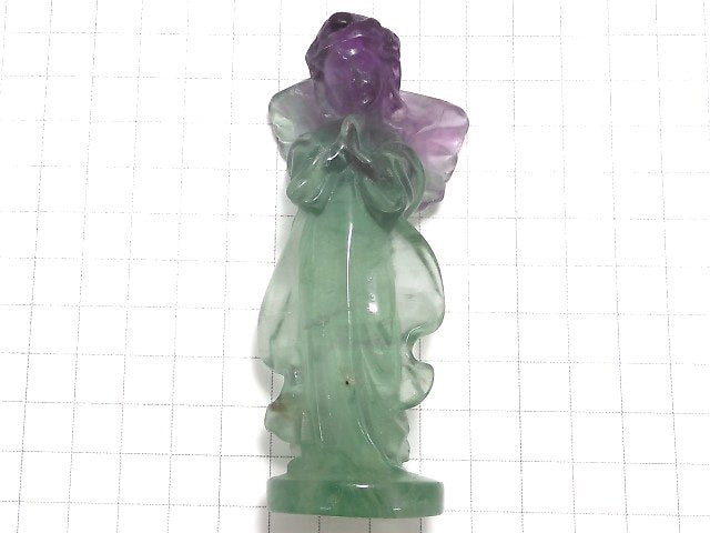 [Video][One of a kind] Multicolor Fluorite Angel NO.8