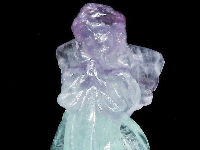 [Video][One of a kind] Multicolor Fluorite Angel NO.9