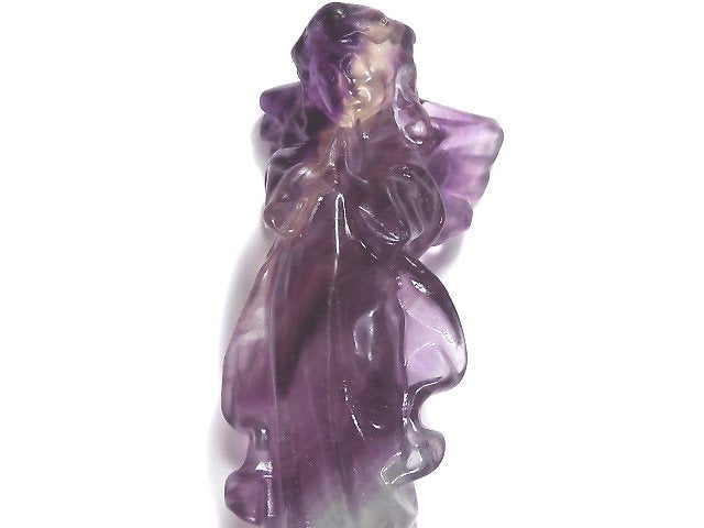 [Video][One of a kind] Multicolor Fluorite Angel NO.109