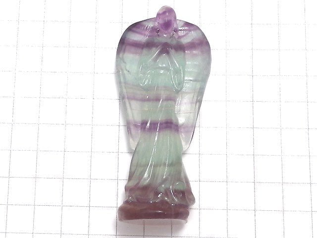 [Video][One of a kind] Multicolor Fluorite Angel NO.207
