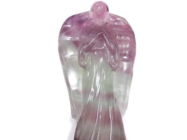 [Video][One of a kind] Multicolor Fluorite Angel NO.208