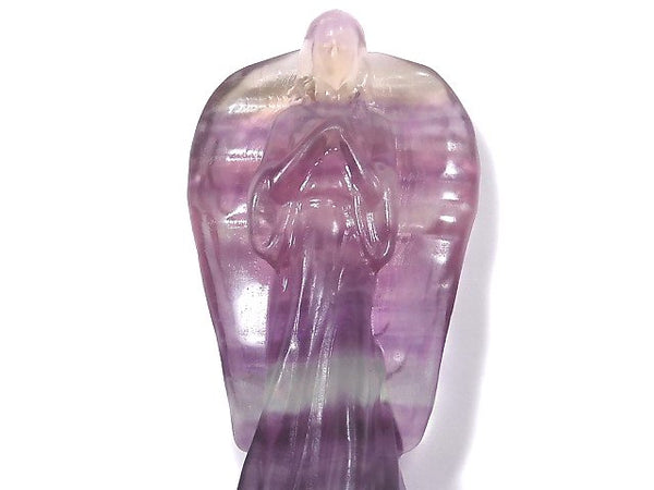 [Video][One of a kind] Multicolor Fluorite Angel NO.209