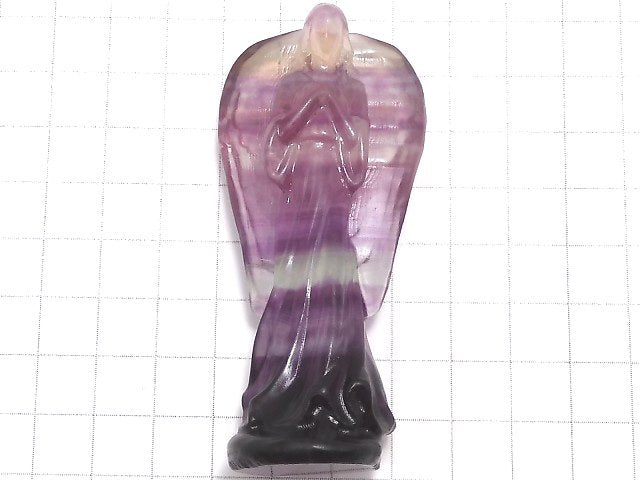 [Video][One of a kind] Multicolor Fluorite Angel NO.209