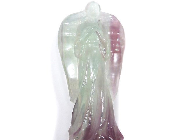 [Video][One of a kind] Multicolor Fluorite Angel NO.210