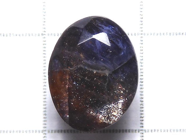 [Video][One of a kind] High Quality Iolite Sunstone AAA Loose stone Faceted 1pc NO.254