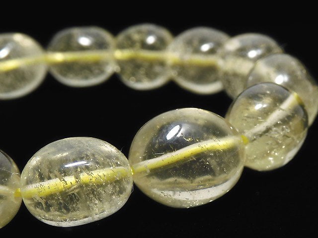[Video][One of a kind] Libyan Desert Glass Nugget Bracelet NO.14