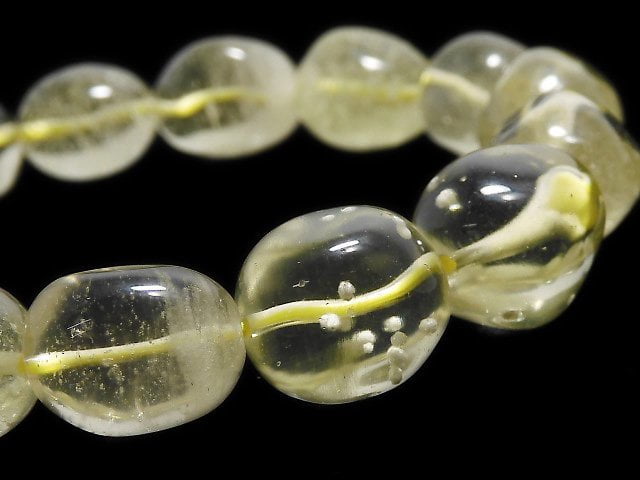 [Video][One of a kind] Libyan Desert Glass Nugget Bracelet NO.26