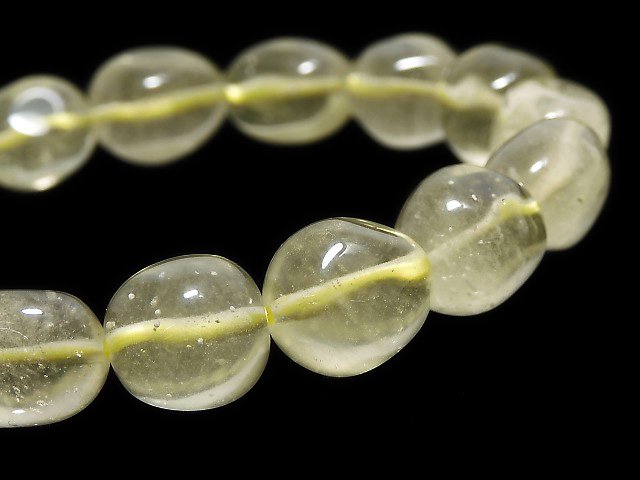 [Video][One of a kind] Libyan Desert Glass Nugget Bracelet NO.108