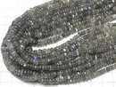 [Video]High Quality Labradorite AA++ Rondelle 1strand beads (aprx.15inch/38cm)