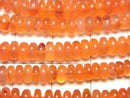 [Video] Carnelian AAA Rondelle [Light color] 1 strand beads (aprx.15inch/38cm)