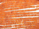 [Video] Carnelian AAA Rondelle [Light color] 1 strand beads (aprx.15inch/38cm)