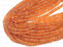 [Video] Carnelian AAA Rondelle [Light color] 1 strand beads (aprx.15inch/38cm)