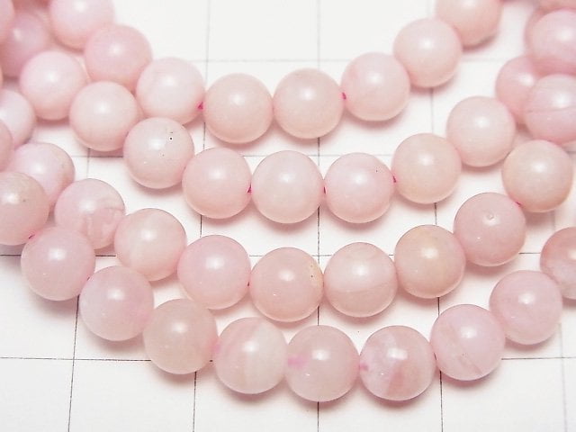 [Video] Pink Opal AA++ Round 6mm Bracelet