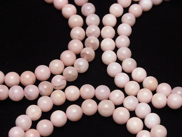 [Video] Pink Opal AA++ Round 6mm Bracelet