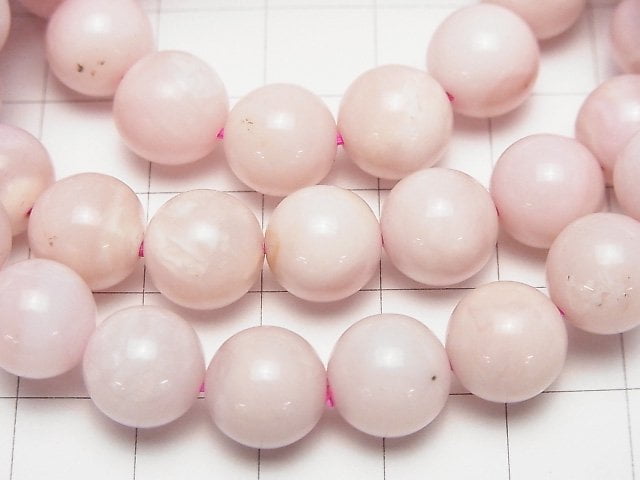 [Video] Pink Opal AA++ Round 10mm Bracelet